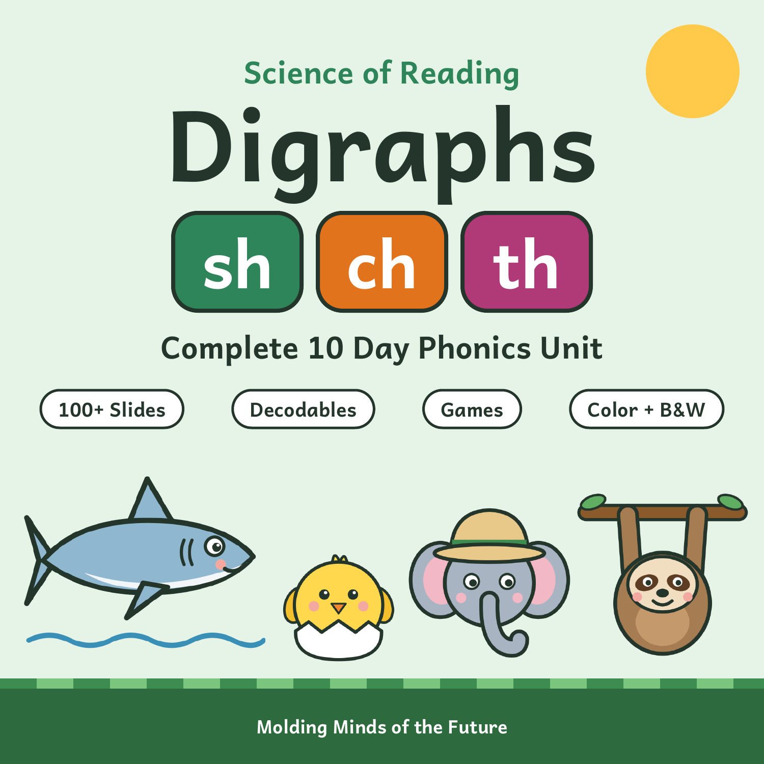 Sound Safari Digraphs sh ch th